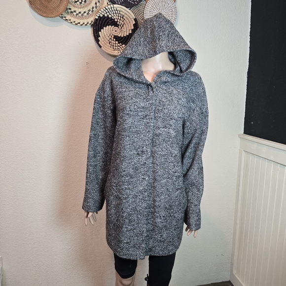 purejill Sweaters - Pure Jill  Jacket Size Medium  Snap Button Long Sleeve Whit Pockets